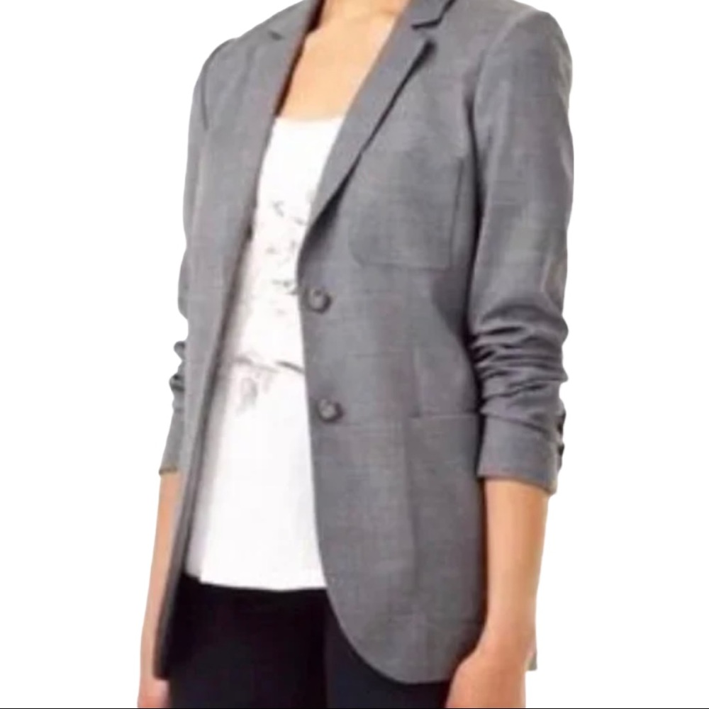 Aritzia Talula Wool Blend Blazer Gray Size 2